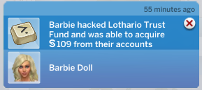 barbie hacked the lothario trust fund