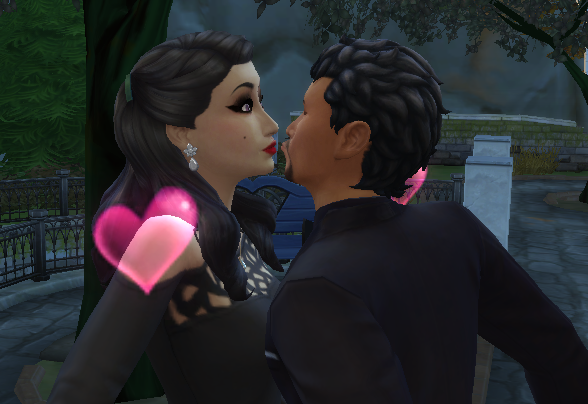 the first kiss with raven